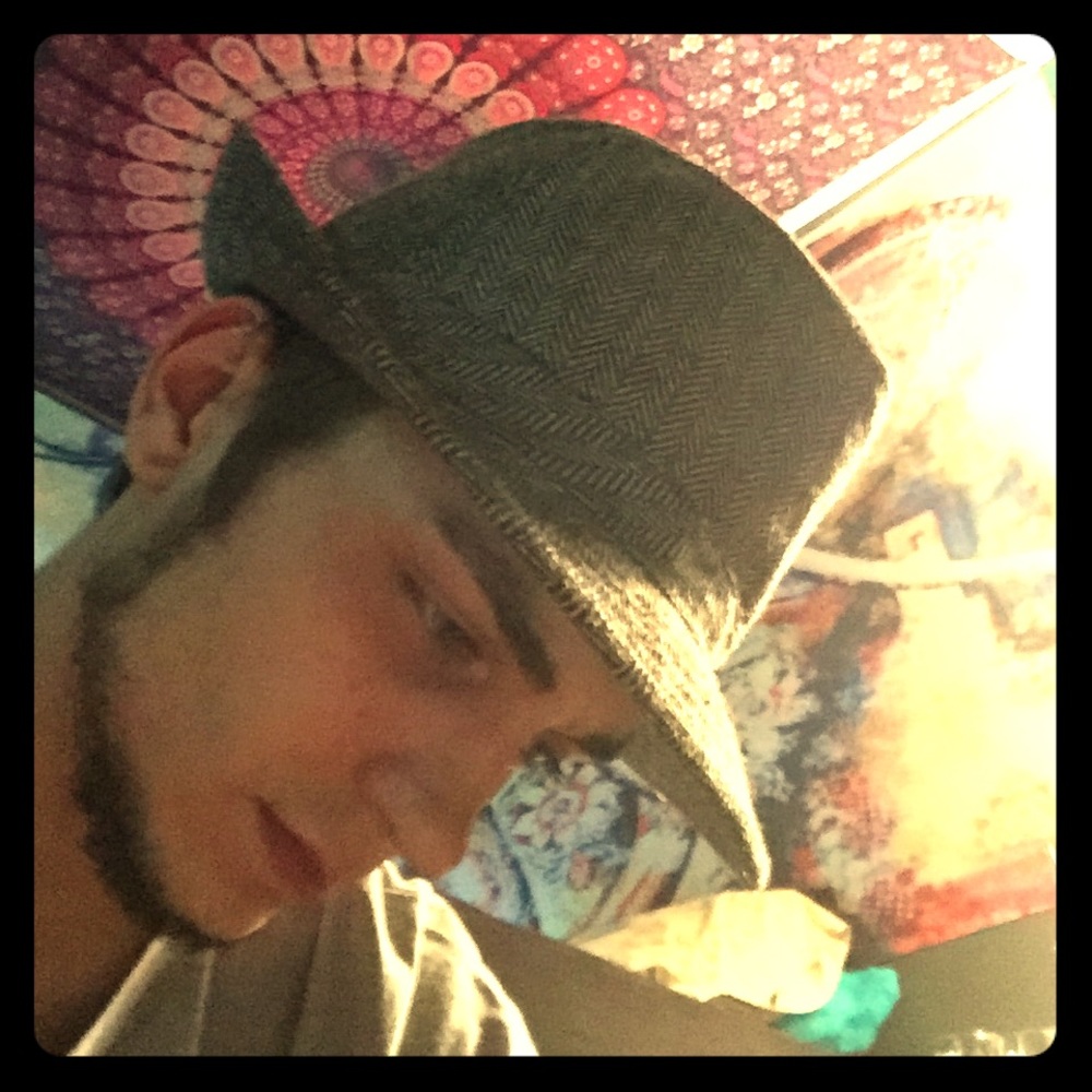 🔥🔥 Gray and Black Zig Zag Pattern Fedora 🔥🔥